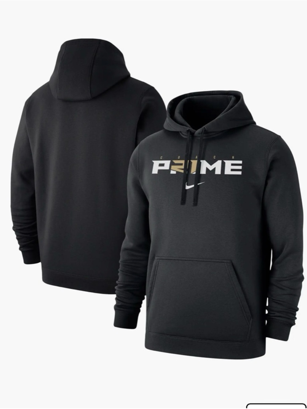 “SOLD” Nike Men's Colorado Buffaloes "Coach Prime" Deion Sanders CLUB HOODIE